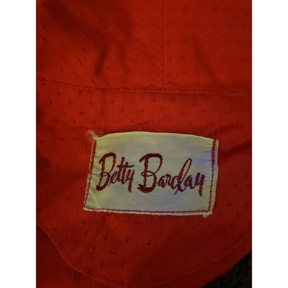 50s/60s Red A Line Day Dress - Picture 4 of 5